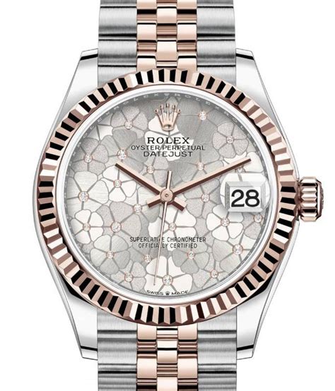 floral motif rolex|Rolex 31mm dial.